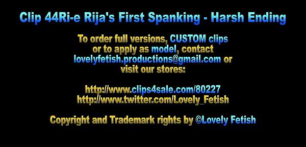  Clip 44Ri-e Rijas First Spanking - Harsh Ending - MC - Full Version Sale $12
